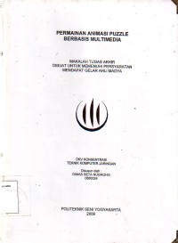 Image of Permainan Animasi Puzzle Berbasis Multimedia