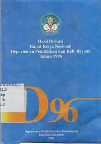 Image of Hasil Diskusi Rapat Kerja Nasional Depdikbud Tahun 1996