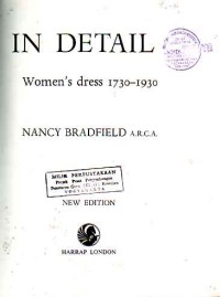 Image of Costume in detail: Women's dress, 1730-1930