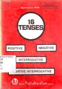 Image of 16 Tenses: positive, negative, interrogative, negative interrogative