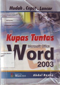 Image of Kupas Tuntas Microsoft Office Word 2003