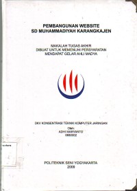 Image of Pembangunan Website SD Muhammadiyah Karangkajen