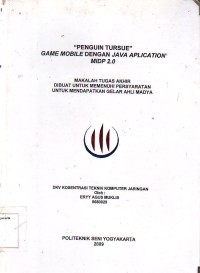 Image of Penguin Tursue Game Mobile dengan Java Aplication MIDP 2.0