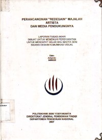 Image of Perancangan Redesain Majalah Artista dan Media Pendukungnya.