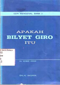 Image of Apakah Bilyet Giro itu