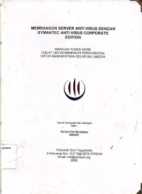 Image of Membangun Server Anti Virus Dengan Symantec Anti Virus Corporate Edition