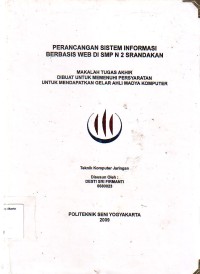 Image of Perancangan Sistem Informasi Berbasis WEB di SMP N 2 Srandakan