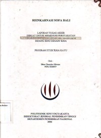 Image of Reinkarnasi Sofa Bali