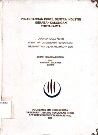 Image of Perancangan Profil Sentra Industri Gerabah Kasongan Yogyakarta