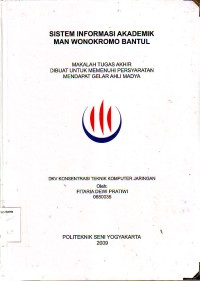 Image of Sistem Informasi Akademik MAN Wonokromo Bantul