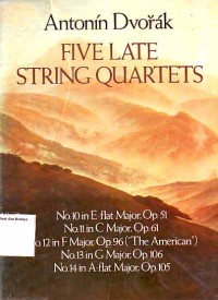 Image of Five Late String Quartets