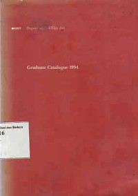 Image of Graduate Catalogue 1994