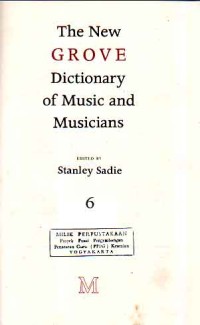 Image of The New Grove Dictionary of Music And Musicians: 6 Edmund - Fryklund