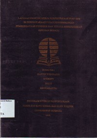 Image of Laporan Praktik Kerja Perpustakaan di Perpustakaan Pusat Pengembangan dan Pemberdayaan Pendidik dan Tenaga Kependidikan Seni dan Budaya Yogyakarta