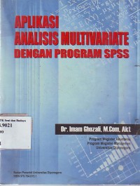 Image of Aplikasi Analisis Multivariate Dengan Program SPSS