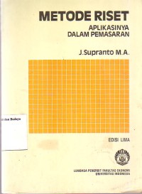 Image of Metode Riset: Aplikasinya Dalam Pemasaran