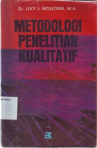 Image of Metodologi Penelitian Kualitatif