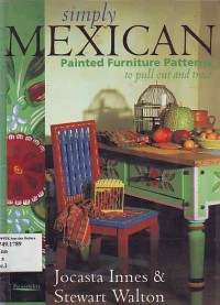 Image of Simply Mexican: painted furniture patterns to pull out and trace