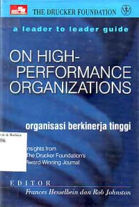 Image of On High Performance Organization: Organisasi berkinerja Tinggi