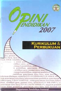 Image of Opini Pendidikan 2007 Kurikulum dan Perbukuan