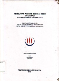 Image of Pembuatan Website Sebagai Media Informasi di SMA Negeri 9 Yogyakarta