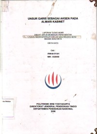 Image of Unsur Garis Sebagai Aksen pada Almari Kabinet