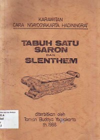 Image of Tabuh Satu Saron dan Slenthem