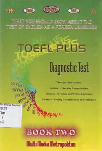 Image of Toefl Plus : diagnostic test, Book two